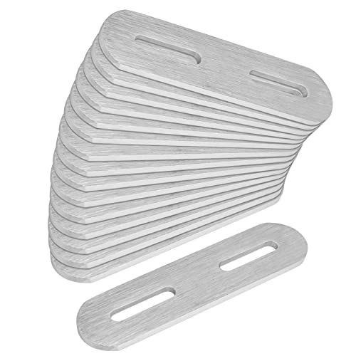16 Pcs 3-3/4" Slotted Mending Plate,Adjustable Straight Brace - size: 3-3/4"
