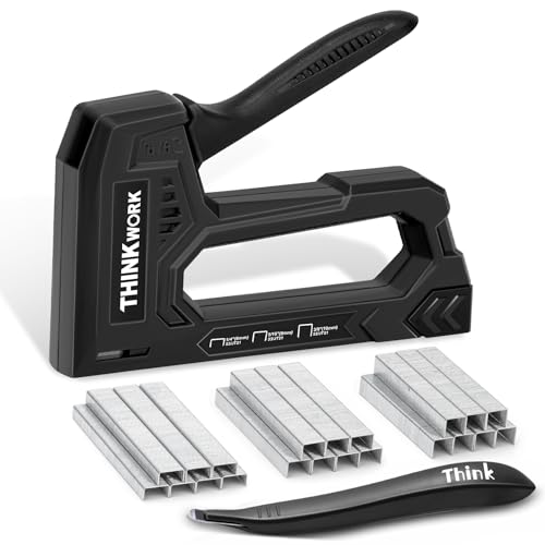 THINKWORK Light Duty Staple Gun - Upholstery Staple Gun for Wood