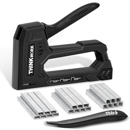 THINKWORK Light Duty Staple Gun - Upholstery Staple Gun for Wood