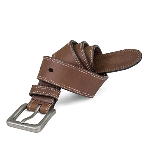 Timberland PRO 38mm Boot Leather Belt - color: Brown, size: 50