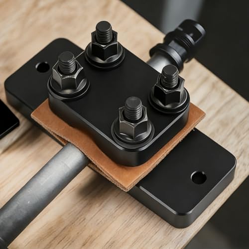 Professional Grade Heavy Duty Barrel Vise Tool, Universal Barrel Clamp Surface Protection Design (Black) - color: Black