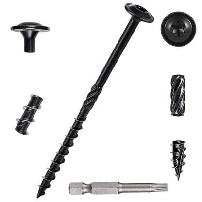 50 PCS #14 x 4” Lag Screws Heavy Duty Construction Screw - size: #14x4"