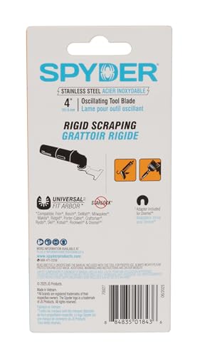 Spyder 2-3/4-Inch Long Blade Rigid Scraper for Sealant (70027) - style: 2.75" W Scraper