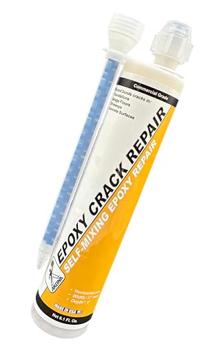 Epoxy Crack Repair - 6 Ounces, Crack Filler for Concrete, Brick, Leaks