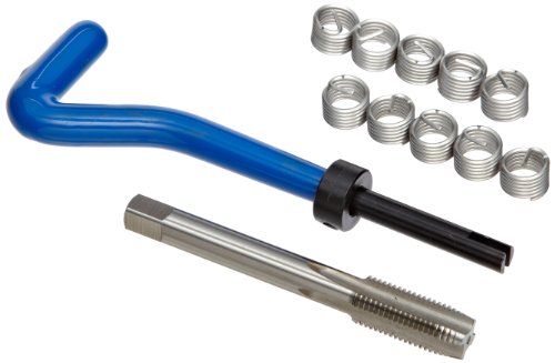 E-Z Lok EK50910 Metric Helical Threaded Insert Kit, 304 Stainless Steel, M10-1.25 Thread Size, 10 mm Installed Length (Pack of 10) - size: M10-1.25 Thread Size, 10 mm Installed Length, style: Pack of 10