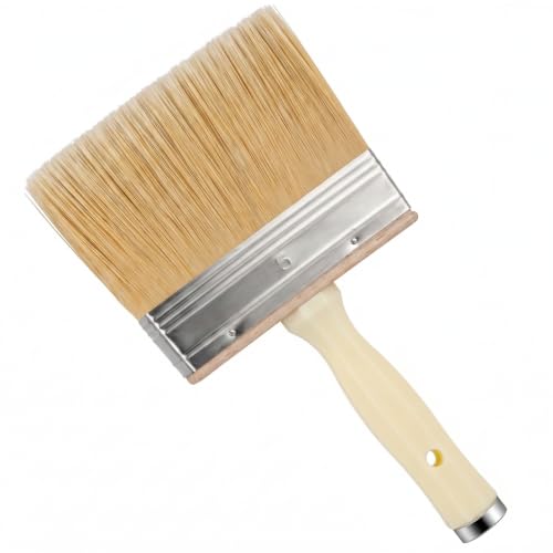 Mister Rui 5 Inch Deck Stain Brush, Limewash Paint Brush for Wood