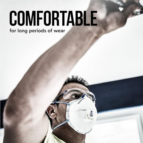 3M Odor Valved Respirator 8577, P95 Disposable Respirator, 2-Pack