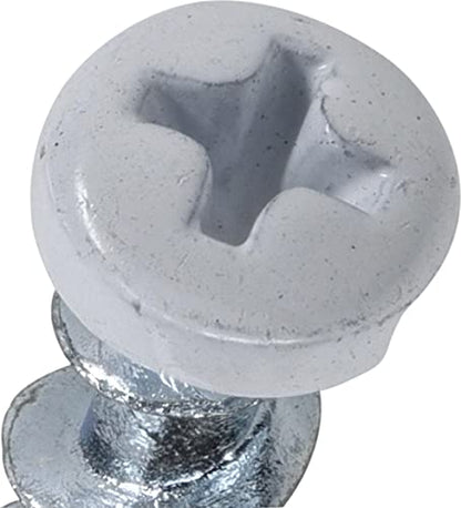 Hillman Borefast Drywall Anchors, 1-1/2in Pan Head, 75 Pack, White - color: White