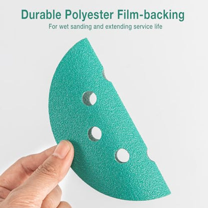 5-Inch 8-Hole Wet Dry Sanding Discs 1000 Grit Sandpaper, 50-Pack - style: 1000 Grit, 50 Pack