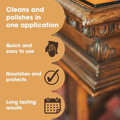Furniture Clinic Beeswax Furniture Polish, Natural Wax, Traditional - style: Traditional