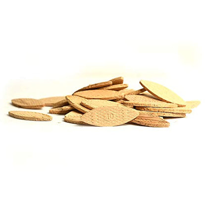Big Horn 14207#0, 10, 20 Beech Wood Joining Biscuits Set - 50 Pcs Each Size