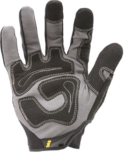 Ironclad General Utility Work Gloves GUG, All-Purpose, Performance Fit, Durable, Machine Washable (1 Pair) Black - size: Medium (Pack of 1)