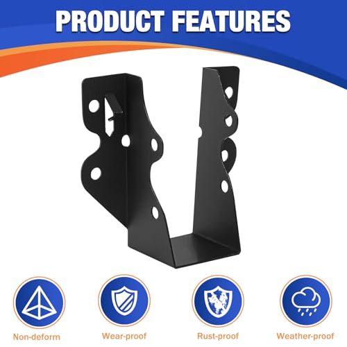 24PCS 2x4 Joist Hanger,Joist Bracket,Hurricane Ties for Rafter - size: 24PCS, style: 2''X4'' Joist Hanger
