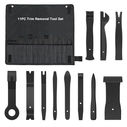 GOOACC 11PCS Auto Trim Removal Tool Kit Black - color: 11pcs Trim Removal Tool Black