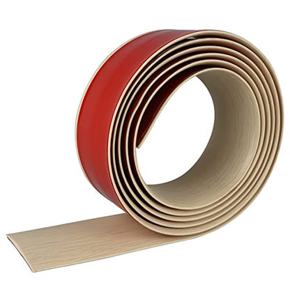 FONUNO Vinyl Floor Transition Strip Self Adhesive Threshold Strip 1.57" W - color: Beige, size: 4cm, 3.3Ft