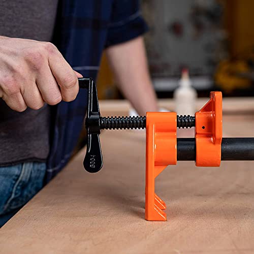PONY the Original Pro 2-Pack Heavy-Duty Pipe Clamp for 3/4 Inch Black Pipe