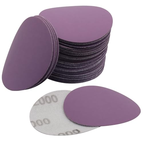 3 Inch 2000 Grit Wet Dry Sandpaper, 50 Pcs Sanding Disc - style: Grit 2000