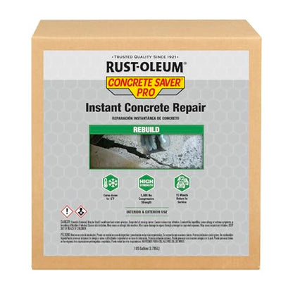 Rust-Oleum Concrete Saver Pro Instant Concrete Repair, Gallon, Gray
