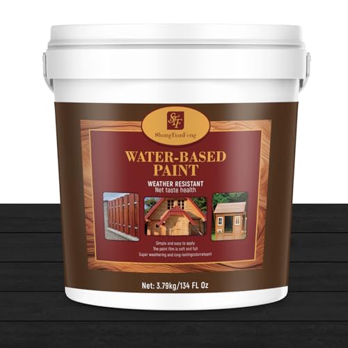 Charred Pecan Advanced 5 Gallon Wood Sealant & Finish | Enhances Wood Grain | Flexible, Crack-Resistant Coat for Inside/Outside Terrace and Fence,Planting Boxes,Non-Toxic Environmentally Friendly - color: Charred Pecan, size: 5 Gallon