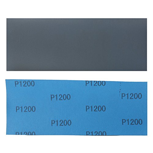 LotFancy 1200 Grit Sandpaper, 45PCS, 9 x 3.6 Dry Wet Sand Paper, Silicon Carbide Sanding Sheet for Metal Automotive Wood Furniture Sanding, Polishing, Finishing - size: 1200Grit