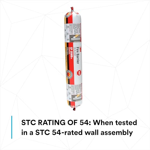 3M Fire Barrier Sealant CP 25WB+, Red, 20 fl oz Sausage Pack - size: 20 Oz
