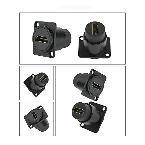 Toronce D R Series HDMI Passthrough Panel-Mount Connector (HDMI_5Pack) - size: HDMI_5Pack
