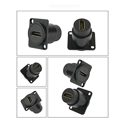 Toronce D R Series HDMI Passthrough Panel-Mount Connector (HDMI_5Pack) - size: HDMI_5Pack