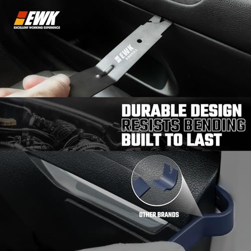 EWK 4-Piece Metal Trim Removal Tool Set for Auto Interior Trim