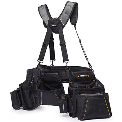 ToughBuilt - Pro Framer Suspension Rig, Tool Belt System, TB-301-6 - size: Framer Suspension Rig (Large Pouches)
