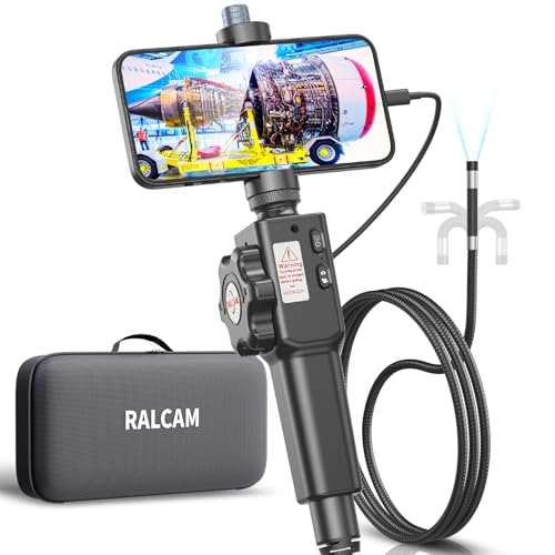 Ralcam Two-Way Articulating Borescope for iPhone&Android - size: 0.33-3.3FT