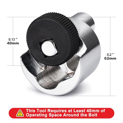 Spurtar 1/2'' Drive Stud Remover Bolt Extractor Nut Splitter 1/4" to 3/4"