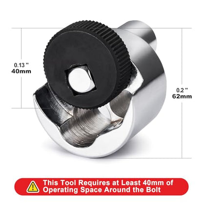Spurtar 1/2'' Drive Stud Remover Bolt Extractor Nut Splitter 1/4" to 3/4"