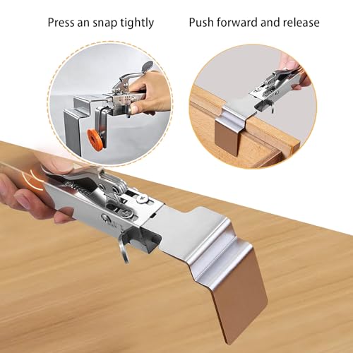 Drawer Front Installation Clamps, Adjustable Drawer Fixing Clamp,for Drawer Clamps for Drawer Panel Installation Fixing Clips With Woodworking Pencil - 2 Sets