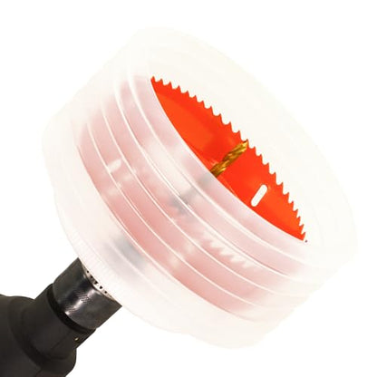 4" & 6" Hole Saw with Dust Bowl for Recessed Lights,LED Can Lighting - size: 4&6 inch