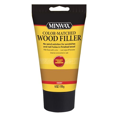 Minwax Color-Matched Wood Filler, Cherry, 6 oz - size: 6 oz.