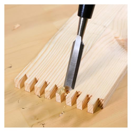 GreatNeck 5/8 in Wood Chisel for Carpentry and Joinery, 5 Inch Blade, High Carbon Steel, Steel Cap Acetate Handle, Made in USA Woodworking Tools - size: 5/8 Inch