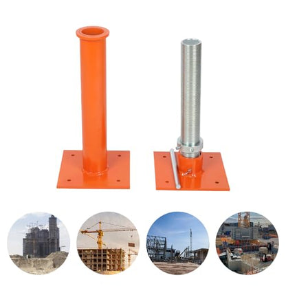Jacking Post Adjustable Height 19"-27", 18000 lbs Capacity Steel Support Column, Floor Jack Post for Basement Beam, Temporary House Leveling, Crawl Space Brace