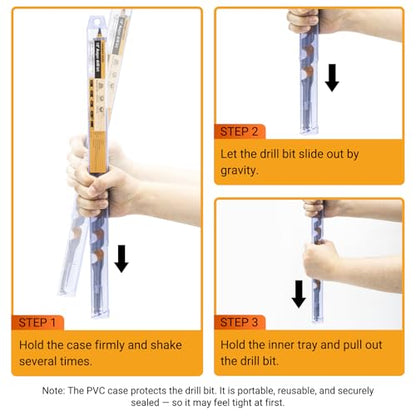 7/8" x 18" Ship Auger Bit, 7/16" Hex Shank - size: 7/8" x 18"