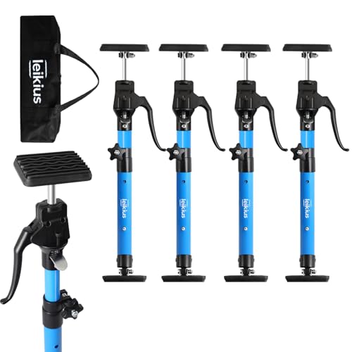 Aluminum Handle Cabinet Jack for Installing Cabinets 4PC,15.8-23.6 Inches 200LB Load Capacity Hand Support System,Premium Adjustable Cabinet Lift Jack&Support Pole,Perfect for DIY Enthusiasts - size: Short15.8-23.6INCH 4Pc