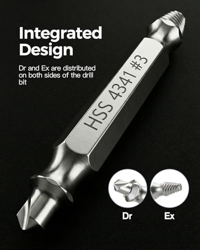 Gifts for Men, Damaged Screw Extractor Set - Xmas Stocking Stuffers for Him