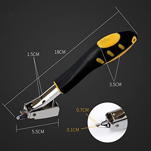 Heavy‑Duty Staple Remover 7‑Inch, Ergonomic Non‑Slip Handle