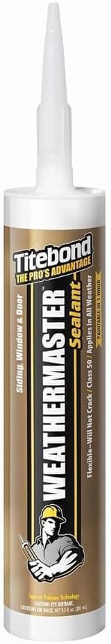 Titebond WeatherMaster Sealant 44261 9.5 Oz. Cartridge - Brown (Pack of 6) - size: 1 Count (Pack of 6), style: 44261, Brown