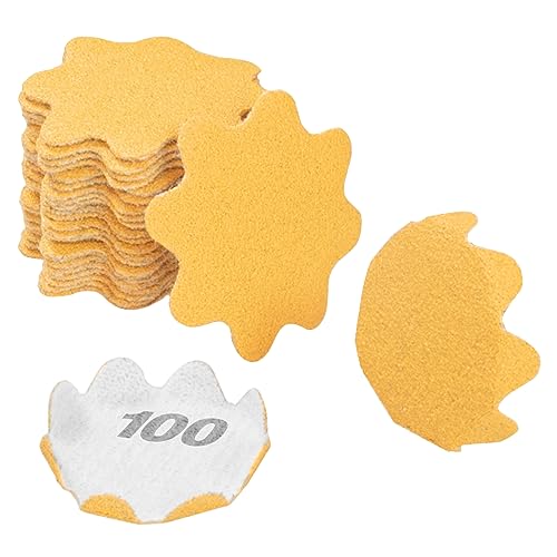 Keystone Flex Edge Gold 1 Inch Hook and Loop Sanding Discs 1 Inch 100 Grit - size: 1", style: 100 Grit