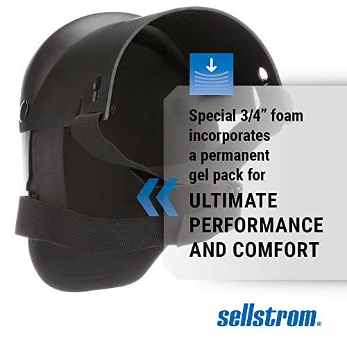 Sellstrom Ultra Flex Hybrid KneePro Knee Pads with Built-In Gel Pads - for Construction, Gardening, Roofing, Work, Flooring - Pro Protection & Comfort for Men & Women