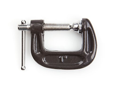 TEKTON Malleable Iron C-Clamp | 4009, Black, 1 Inch - size: 1 in.