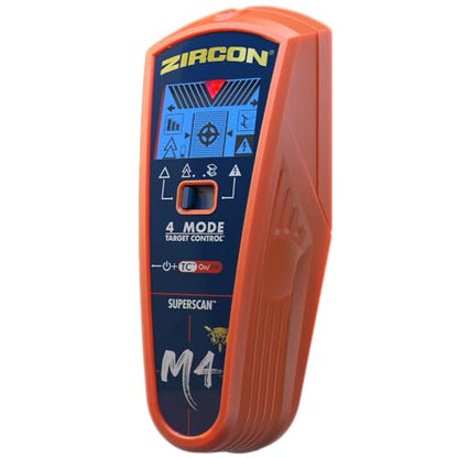 Zircon® SuperScan™ M4 Advanced Stud Finder with Metal & Live Wire Detection