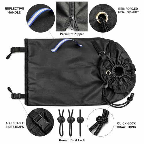 Wood Chipper Bag - Heavy-Duty 600D Replacement Collection Bag