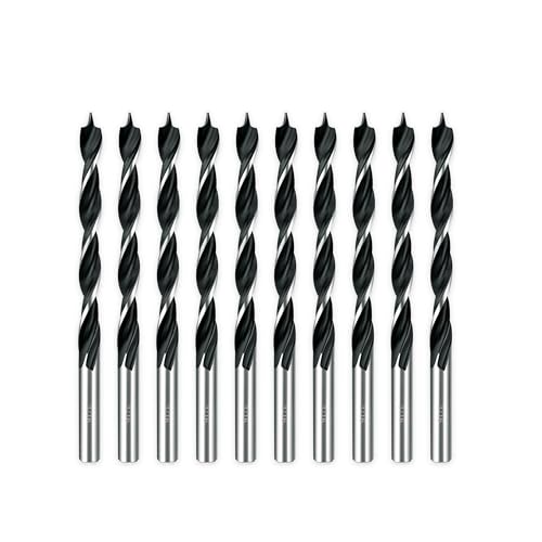 3/16 Brad Point Drill Bit Set for Wood - size: 3/16in (10pcs)