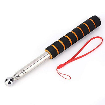 Home Inspection Hammer, Stainless Steel, Silver, Non-slip Sponge Handle, 51.18 inches