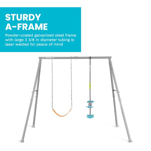 INTEX Heavy Duty Backyard Feature Swing Set - style: Two Feature